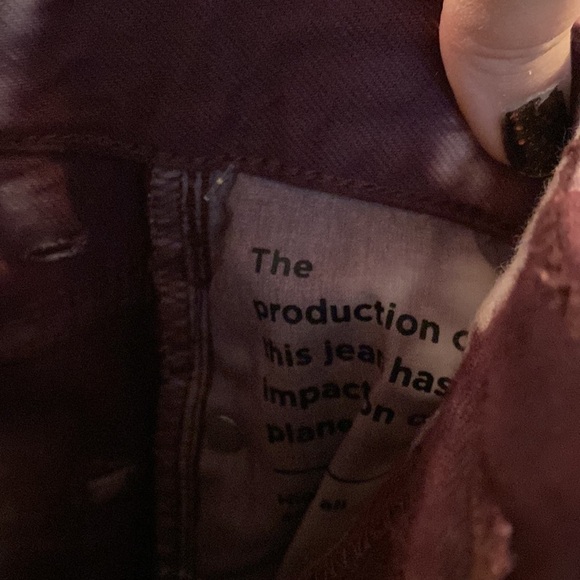 Pacsun raspberry Tie-dye jeans - Picture 8 of 11